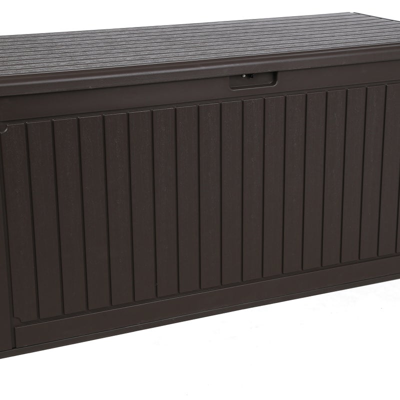 Skrzynia ogrodowa wzmocniona Orebro 984 l Brown