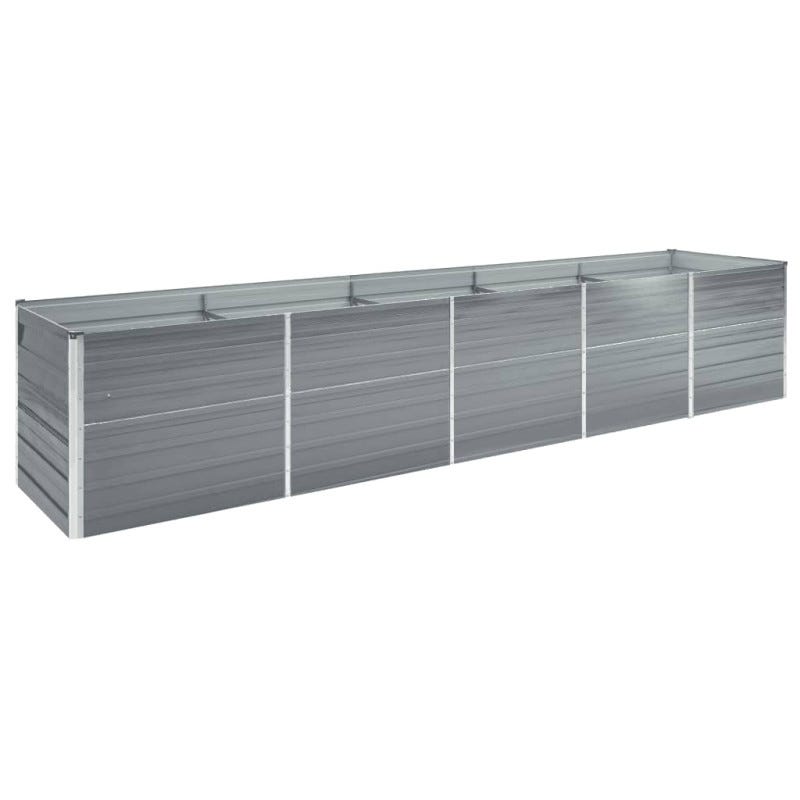 FAR-Lit surélevé de jardin Marron 320x80x77 cm Acier galvanisé FAR-Lit surélevé de jardin Marron 320x80x77 cm Acier galvanisé