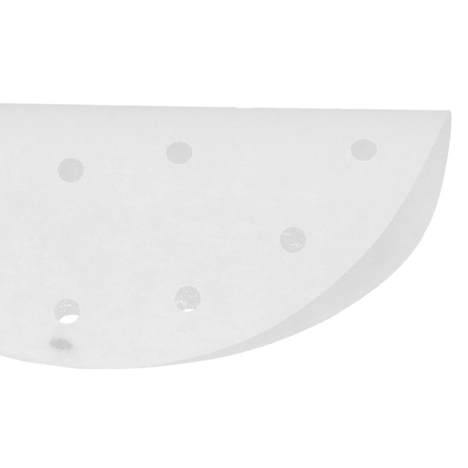 Carta antiaderente assorbente per olio, 100 pezzi, rotonda, per barbecue, friggitrice, padella profonda (18 cm) - 7