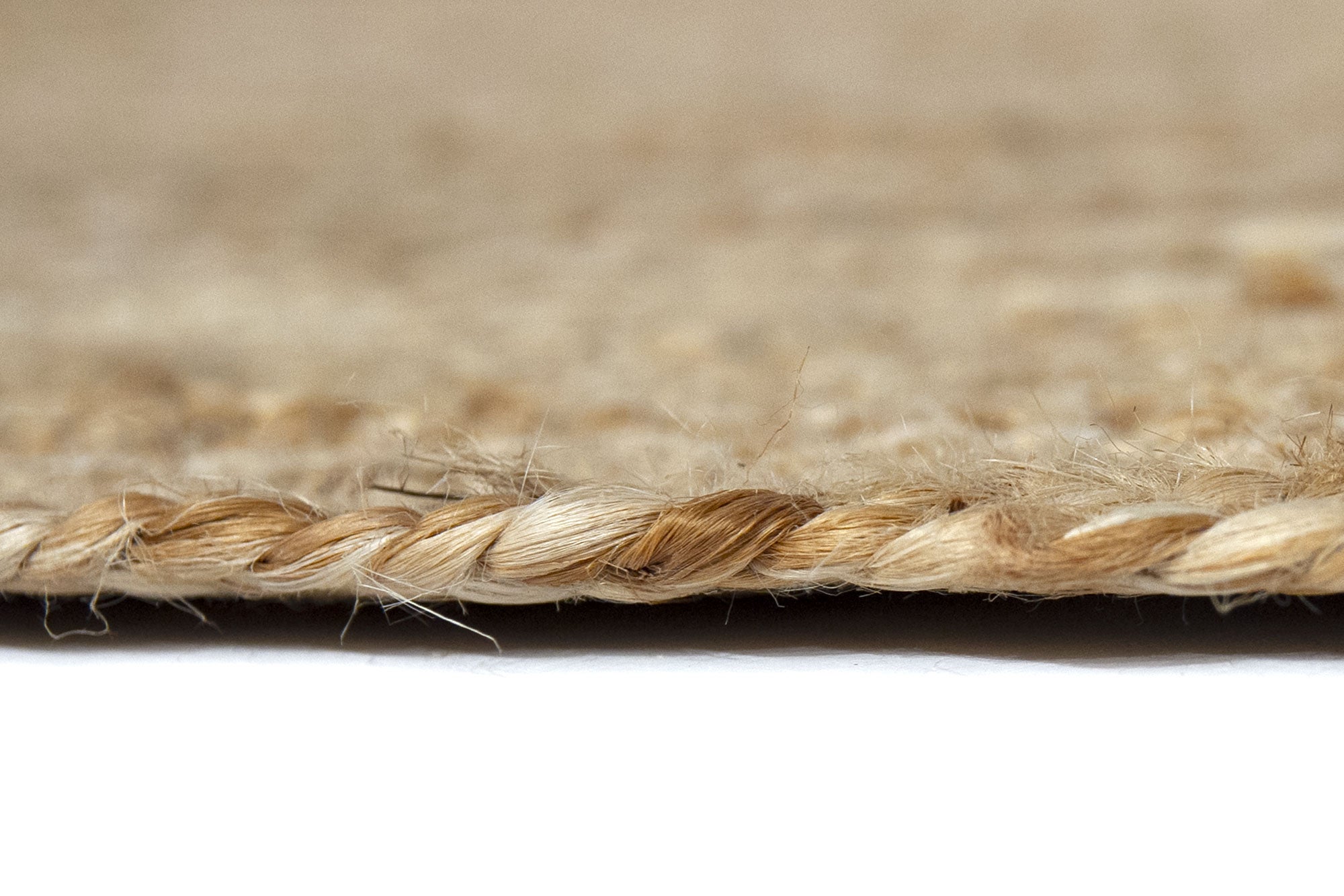 Tapis rond en jute naturel ALHAMBRA 100x100 cm - Tapis de salon, chambre et salle familiale - 7