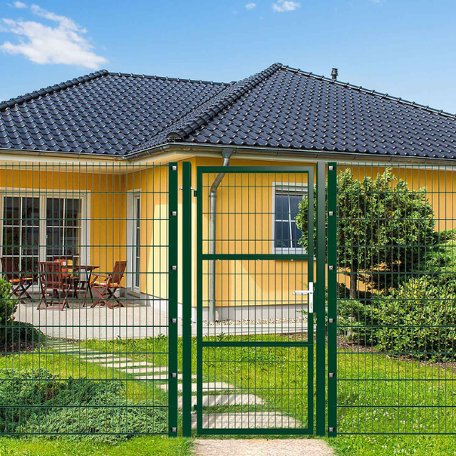 Portillon grillagé 1m RAZO H.200cm Vert