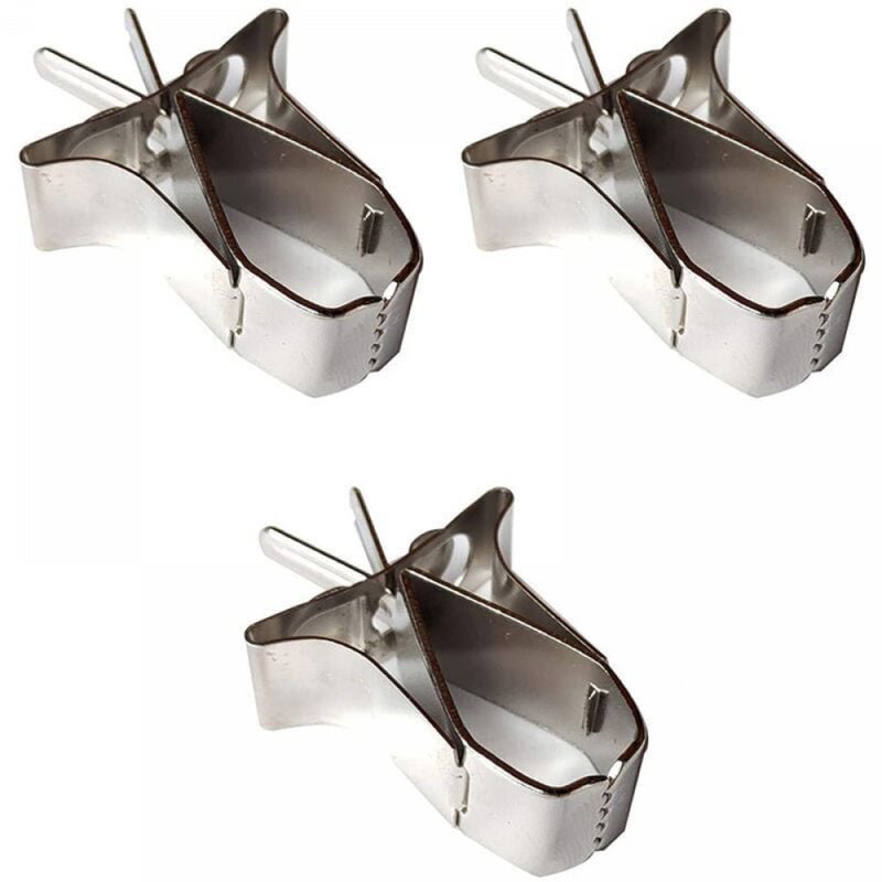 Karmnik dla ptaków dla papug, 3 szt. ze stali nierdzewnej, pojemnik na owoce, karmnik dla ptaków do klatki dla ptaków, karmnik dla małych zwierząt