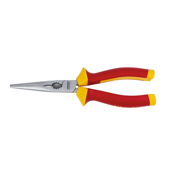 Intercable 11095 – Pince à Becs Demi-Ronds Droits 200 Mm – Idéale Pour Électricité Et Précision