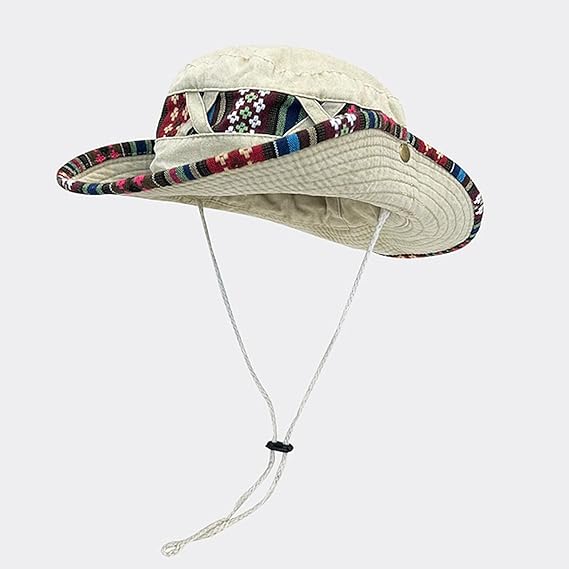 Chapeau de soleil pour homme, chapeau d'été anti-UV pliable, chapeau de randonnée en coton, chapeau de pêche pour homme, chapeau de jungle - 2