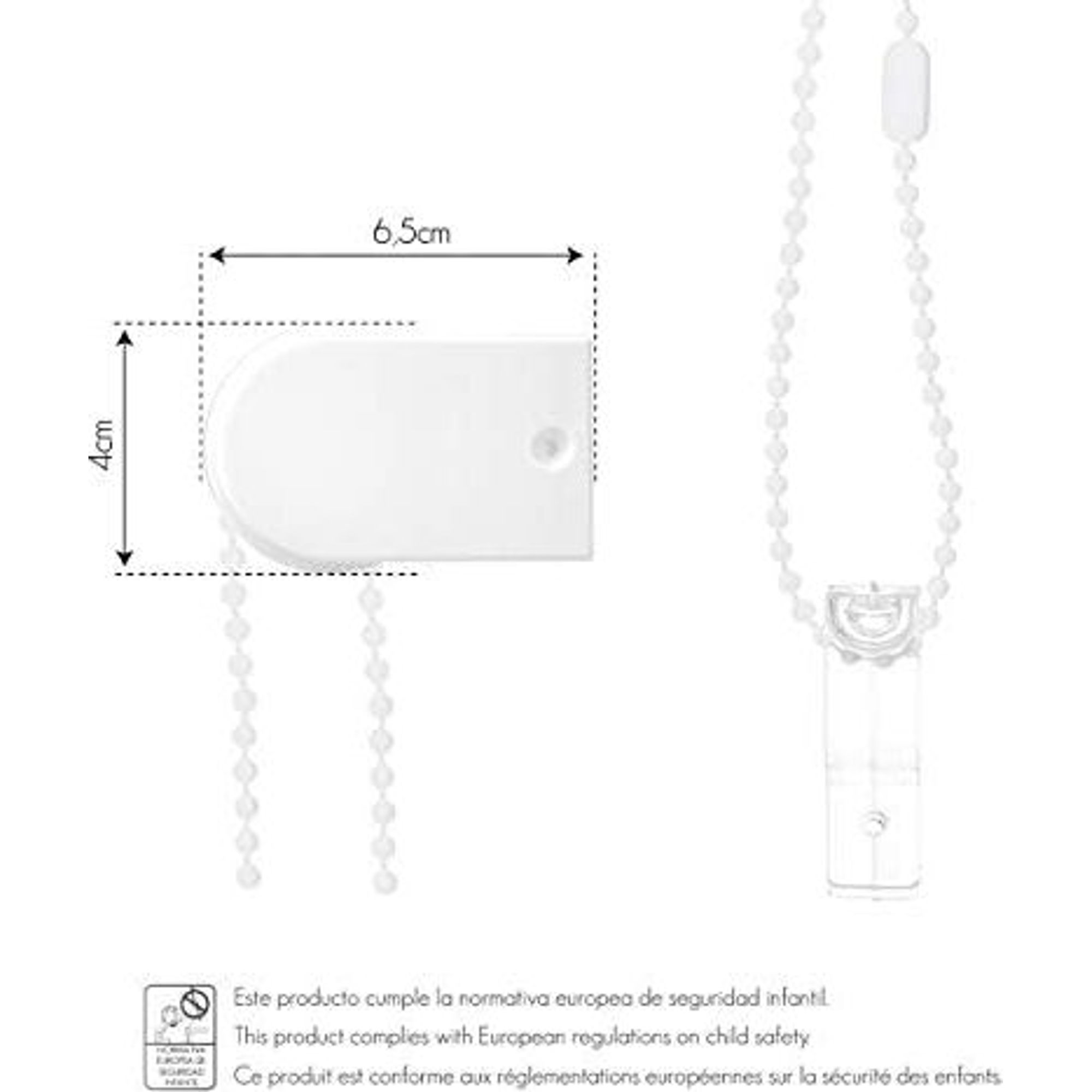 ECOMMERC3 | Tenda a Rullo Traslucida Misura 90x180 - Tenda in Tessuto Misura 87x175 - Tenda Termoisolante - 4