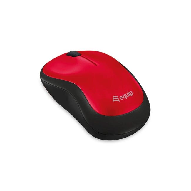 Mouse raton equip comfort wireless inalambrico - 1200dpi - rojo | Leroy ...