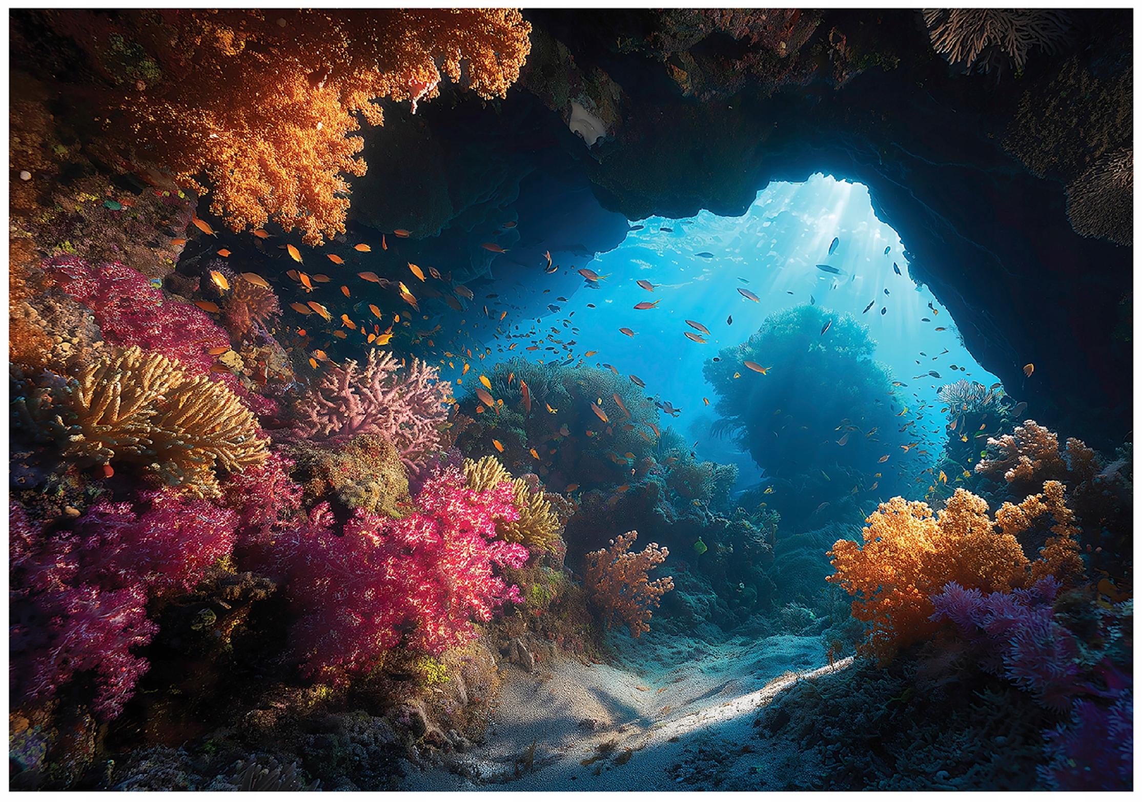Fototapeta Ocean Rafa koralowa Natura 250x175 cm Tapeta Do Sypialni Salonu Kuchni Na Flizelinie
