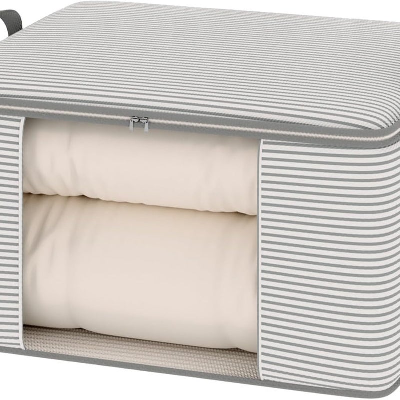 torby do przechowywania kołder, wytrzymałe torby do przechowywania z podwójnym zamkiem błyskawicznym i wzmocnionymi uchwytami (55*35*25 cm)