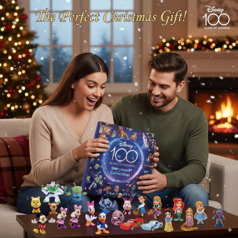 Calendario dell'Avvento Disney da 24 giorni, scatole regalo natalizie, giocattoli di Topolino, regali per bambini a tema cartoni animati, decorazioni - 6