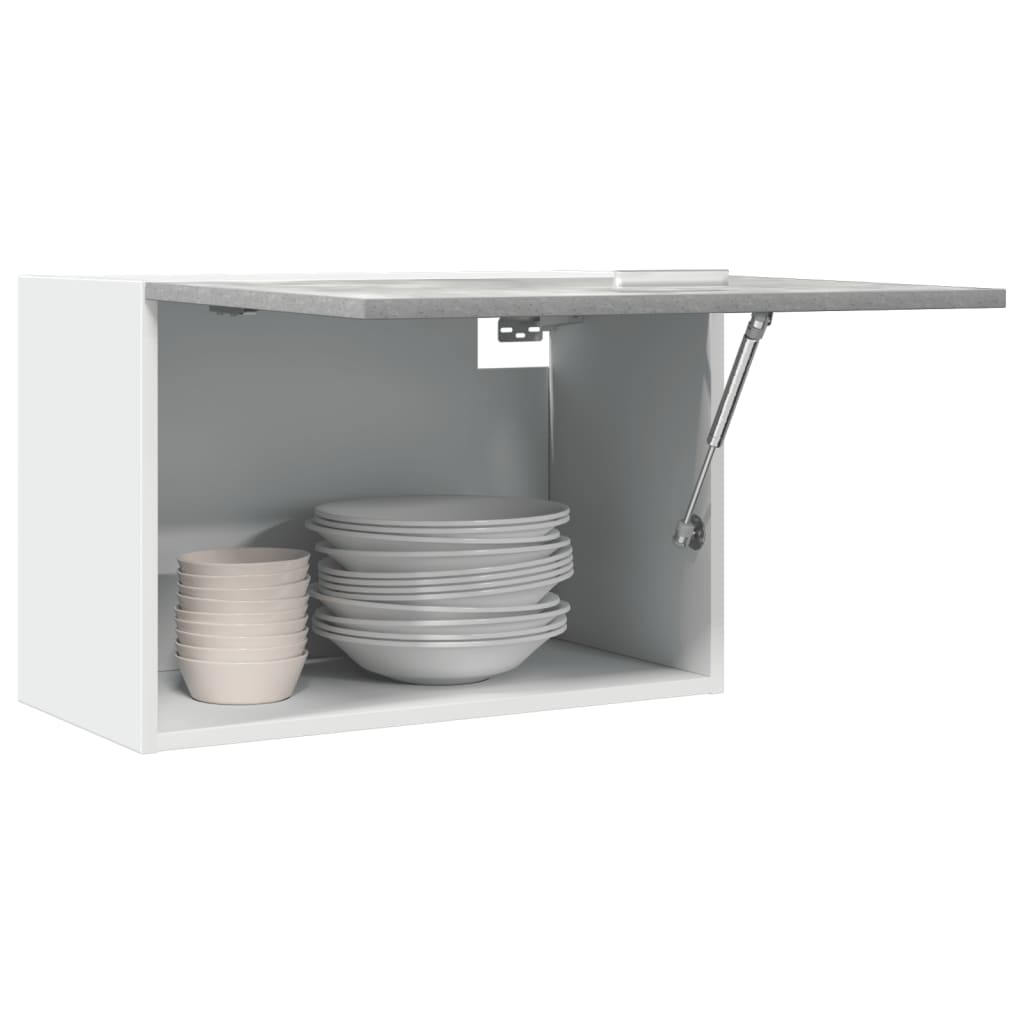 Mobile suspendu en ciment gris 60x31x40 cm en contreplaqué | Leroy Merlin
