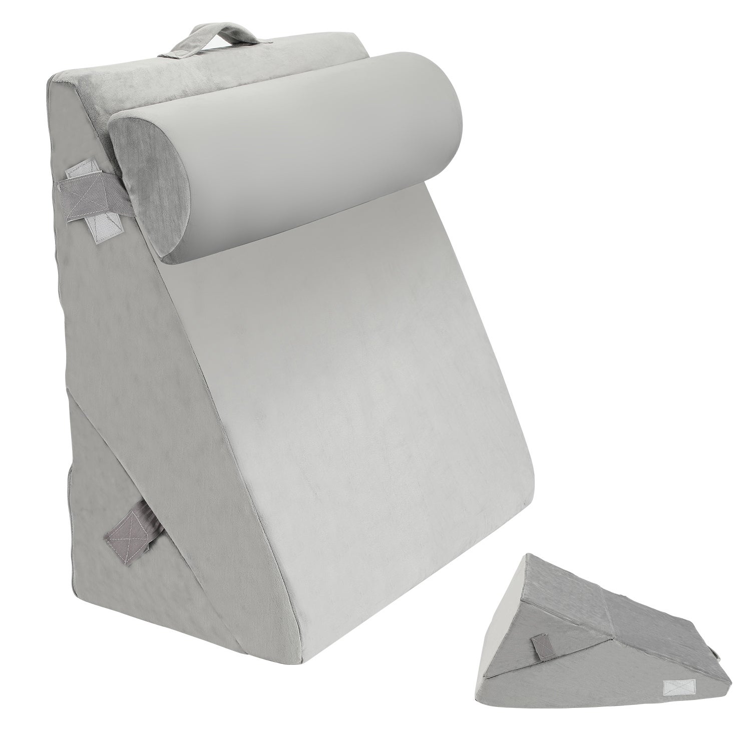 GIANTEX Oreiller Triangulaire, Coussin Réglable en Mousse à Mémoire de Forme avec Support GIANTEX Oreiller Triangulaire, Coussin Réglable en Mousse à Mémoire de Forme avec Support
