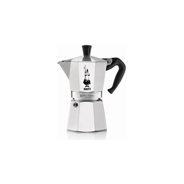 Bialetti Moka Express Cafetera italiana 0,3 L Aluminio, Negro