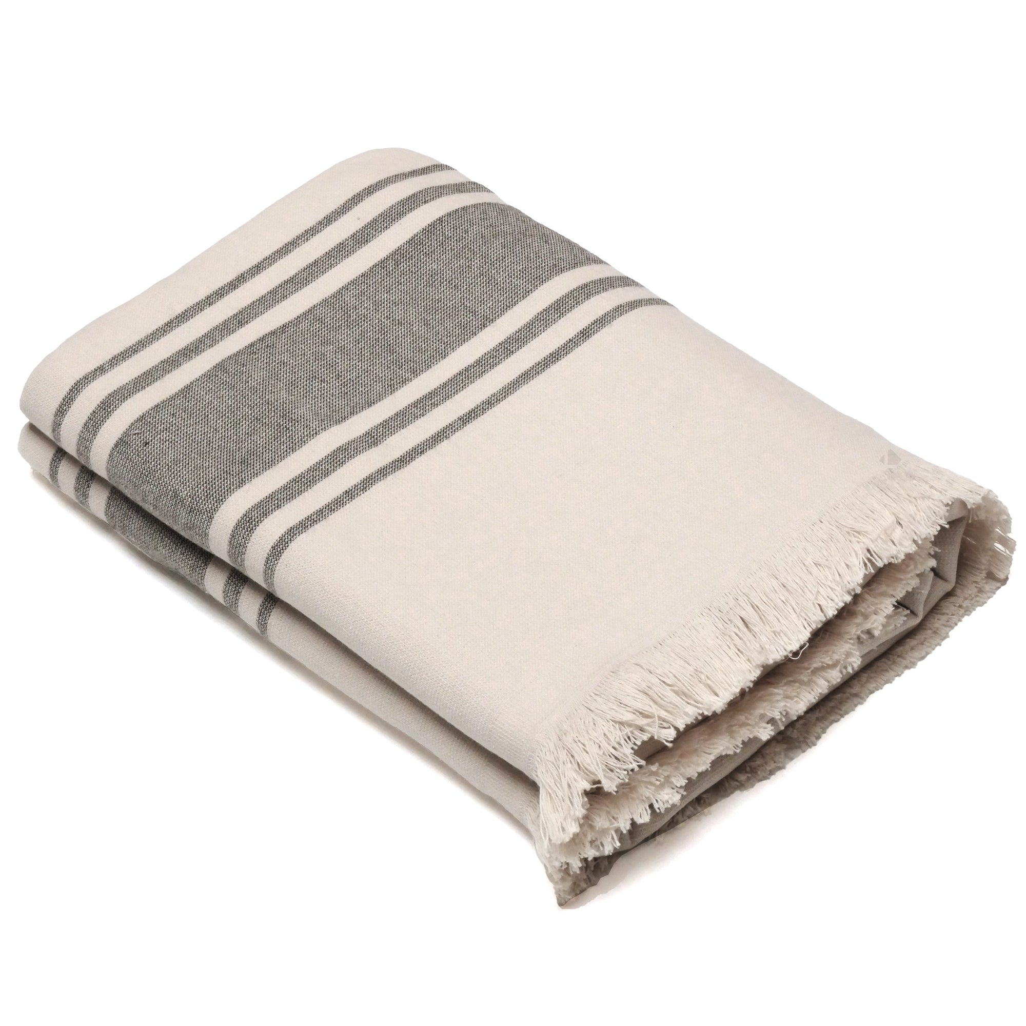 Bersuse - Serviette Turque Coton 100% 95x175 Cm - Fouta Peshtemal - OEKO-TEX - Plage, Bain, Voyage