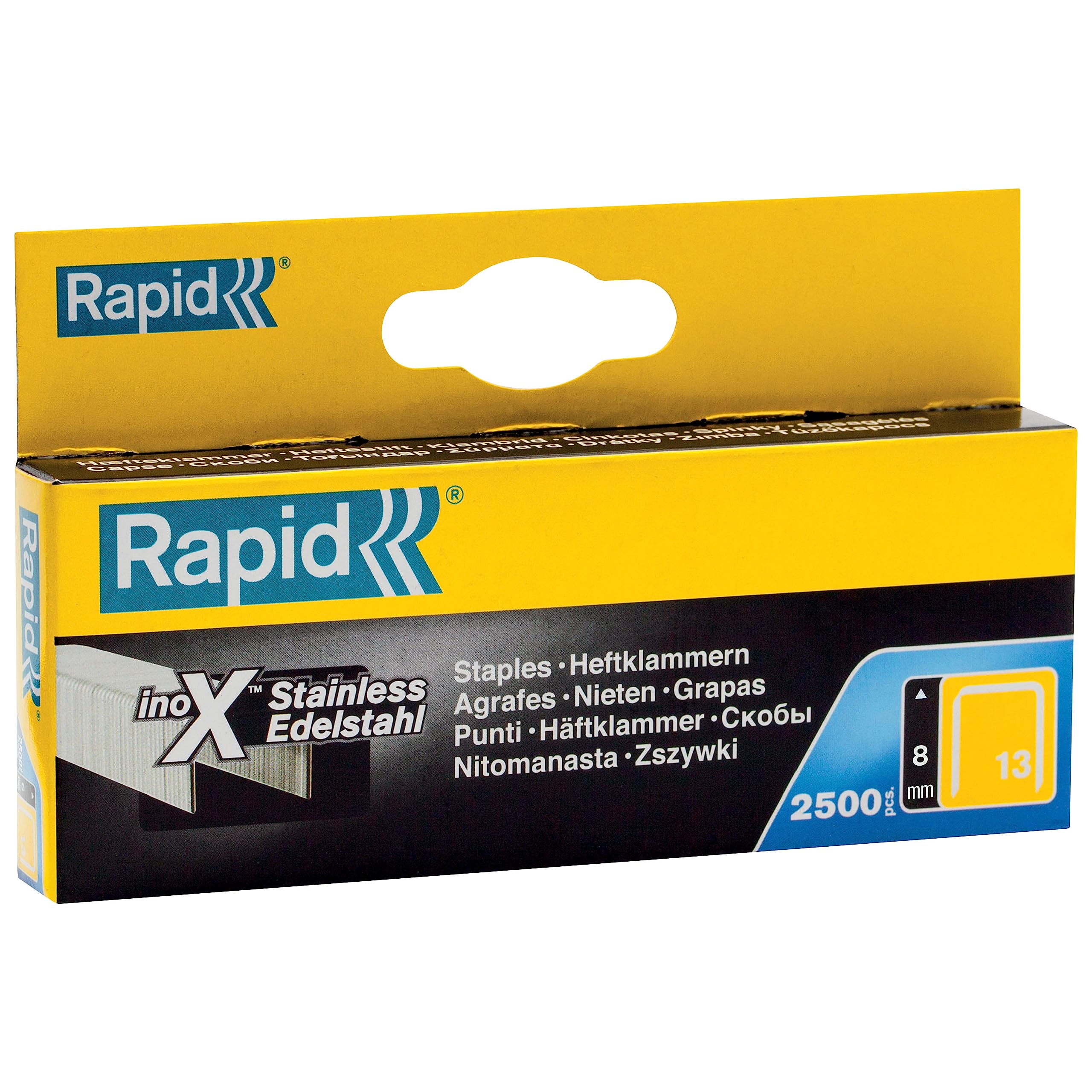 Graff Rge 1350 Rapid 11835626 No. 13 Graffe a filo fine in acciaio INOX 8 mm, 8mm ...