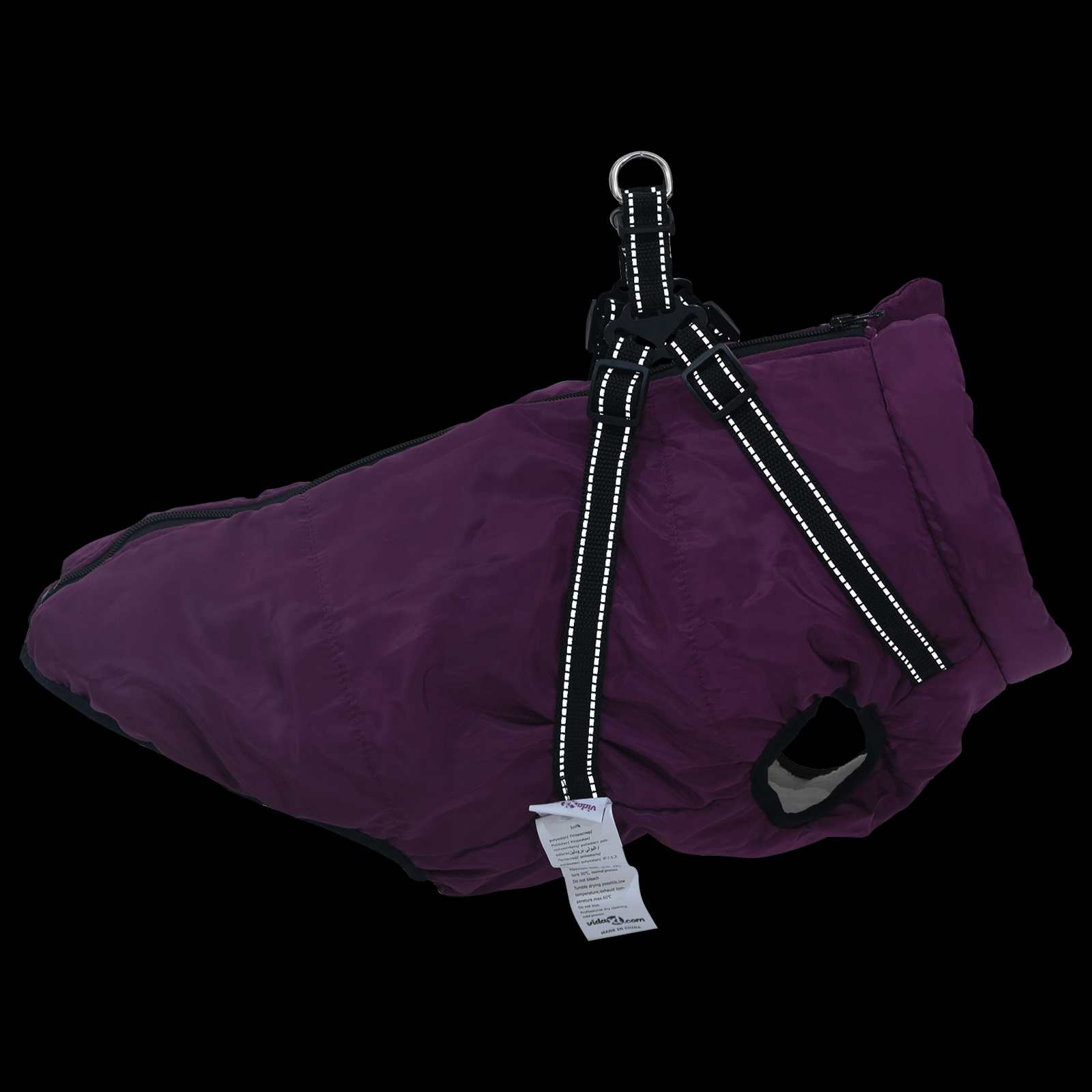 Abrigo para Perros Morado L44 Vellón y poliéster vidaXL - 9