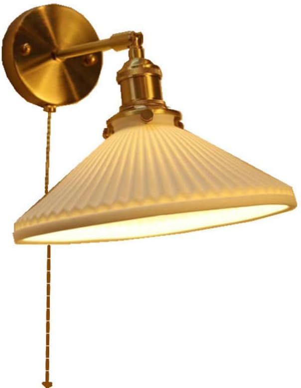 Applique murale en métal avec abat-jour en céramique – Lumière chaude LED 12 W - 5