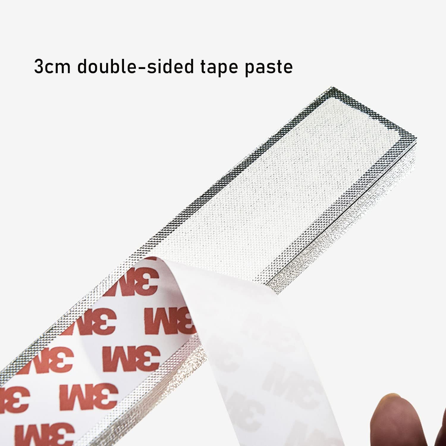 Tende plissettate termiche, senza foratura, tende semi-oscuranti, protezione per la privacy e protezione solare, 60 cm x 180 cm - 4