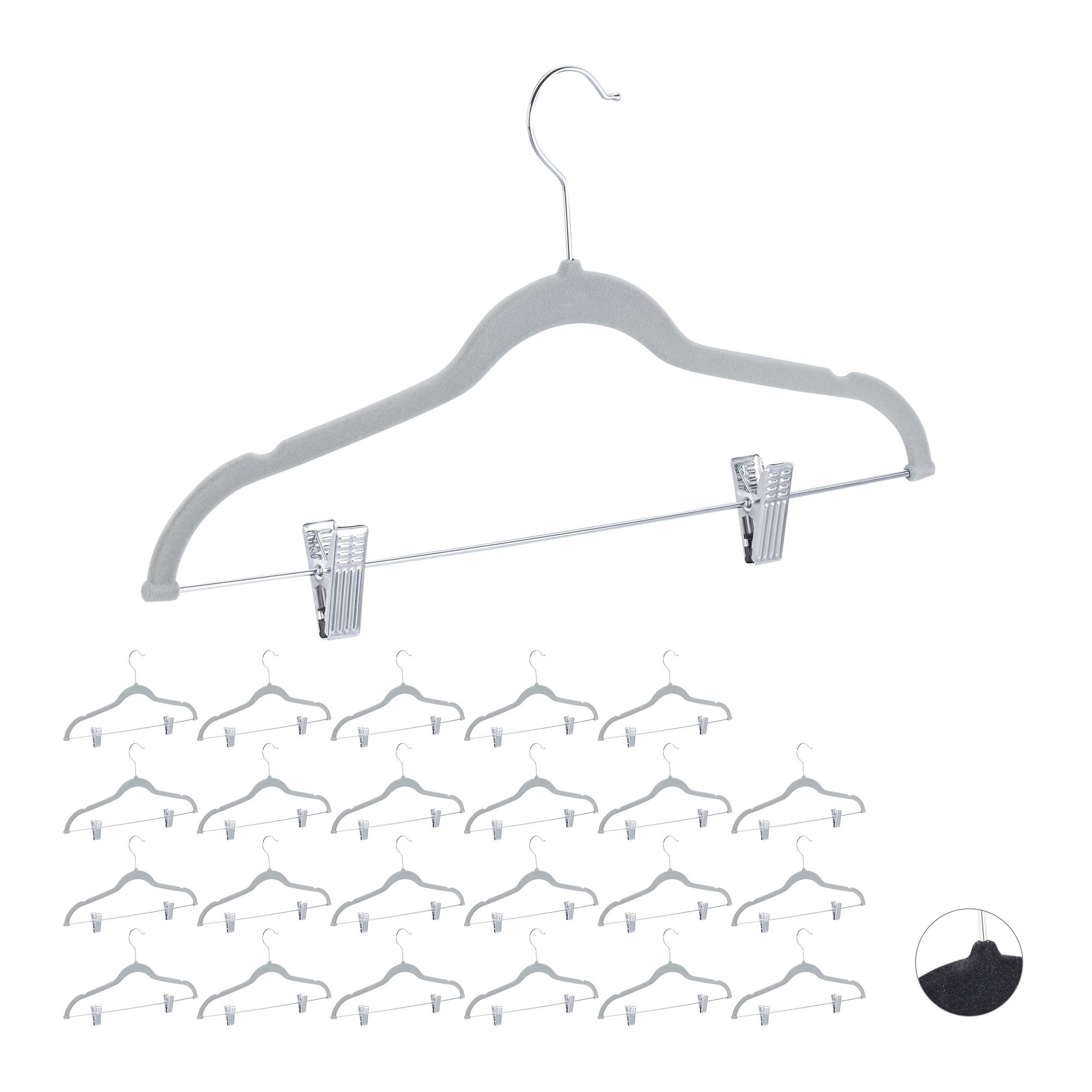 Pack 10 Perchas Expositoras JES Talla 1 – Soporte Para Platos De 13 A 19 Cm, Ideal Para Colecciones
