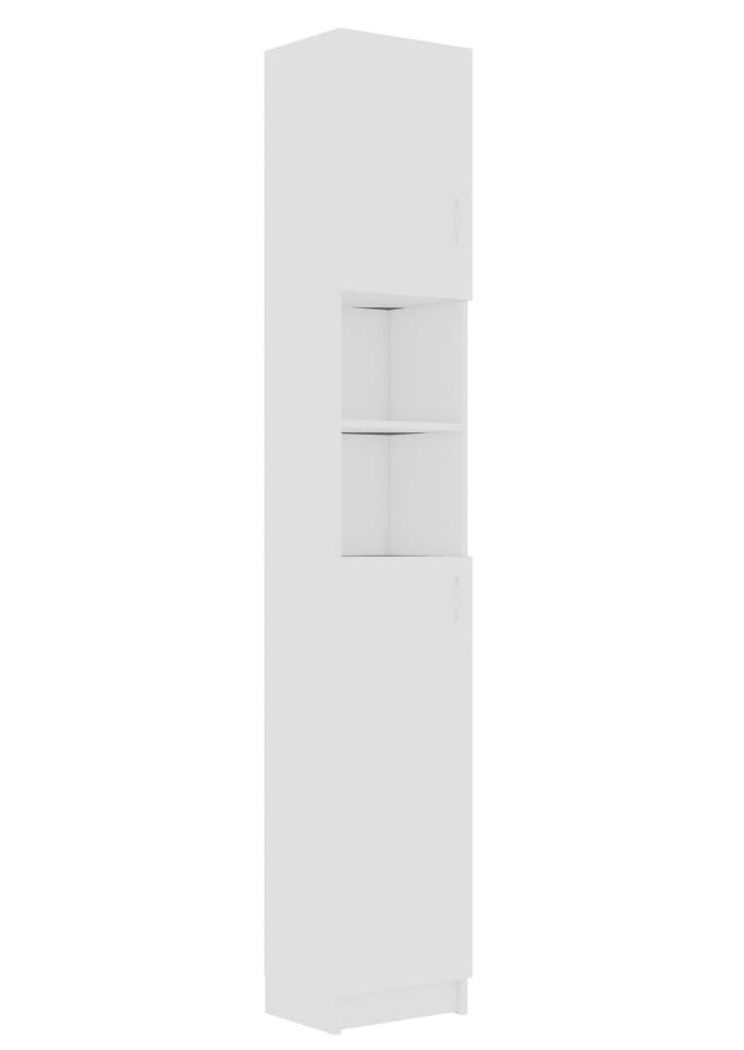 Colonne de salle de bain Blanc 32x25,5x190 cm - 2