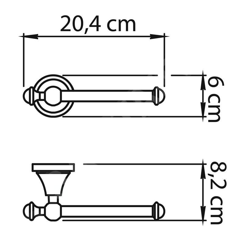 Sapho Gedi Nevis - Porte-papier toilette, chrome NV2413 - 3
