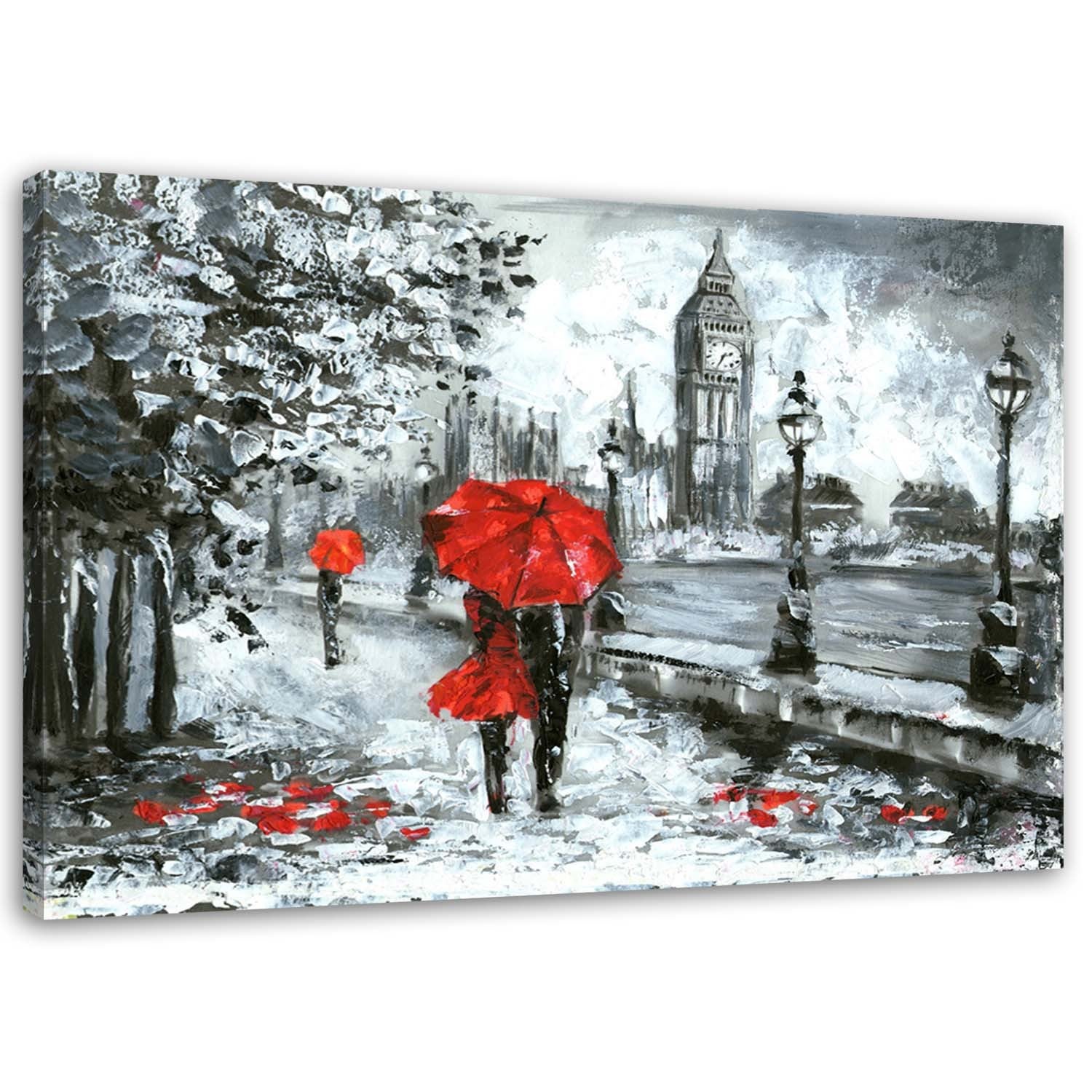 Obraz na płótnie, Spacer w Londynie 100x70