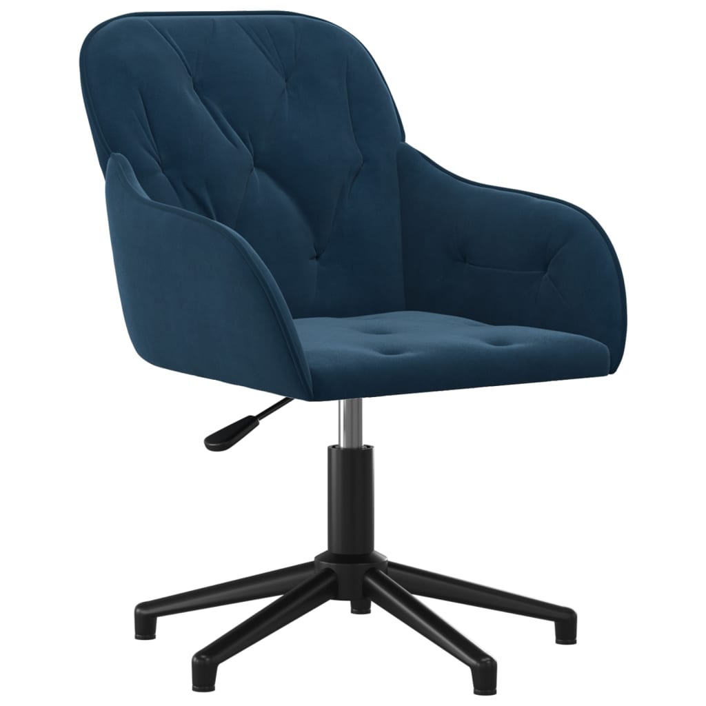 Velluto Sedia Girevole Blu Sedia Da Ufficio Ergonomica In Velluto