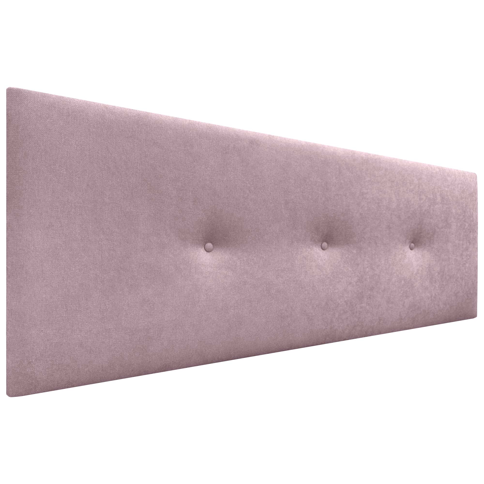 Dhome cabecero de tela acualine liso con botones tapizado de alta gama cabezal lujo cama dormitorio moderno acolchado (tela rosa, 145cm)