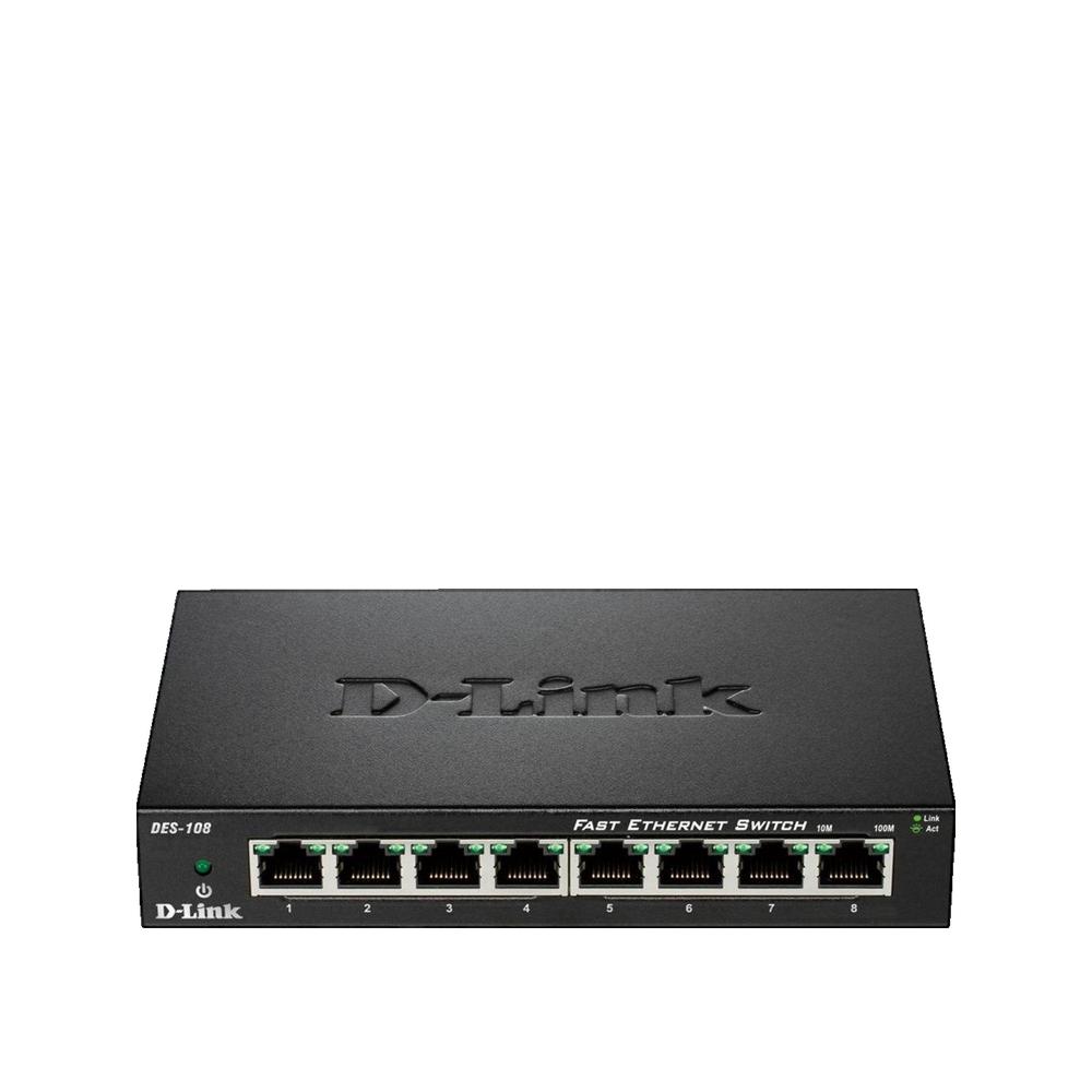 D-Link 8-Port 10/100 Metal Housing - Imagen 3