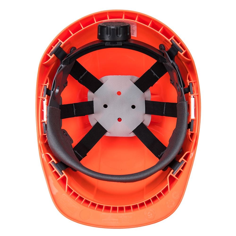 Casque de travail avec porte badge Portwest Endurance Orange Unique - 2