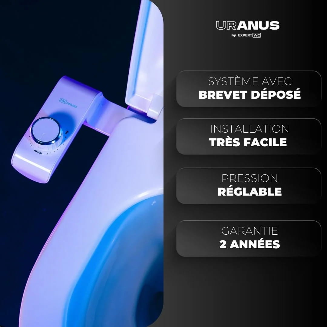 Kit WC japonais pour WC suspendu WC Grohe – Installation sans travaux - 6