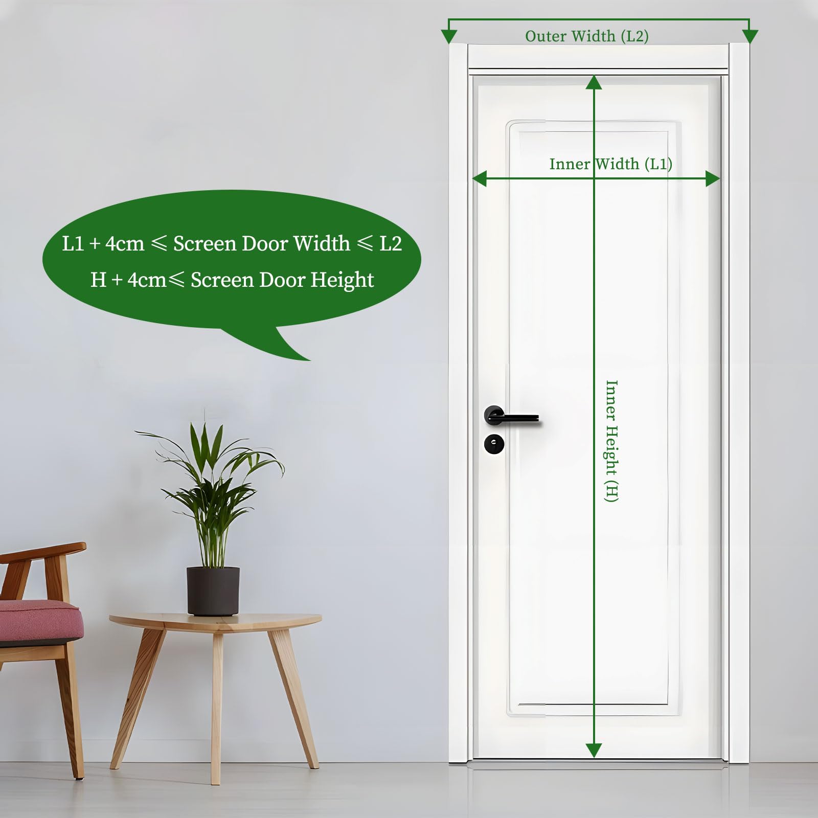 Sekey Zanzariera magnetica per porta del balcone, senza fori, ritagliabile, zanzariera e porta con nastro adesivo allargato - 2