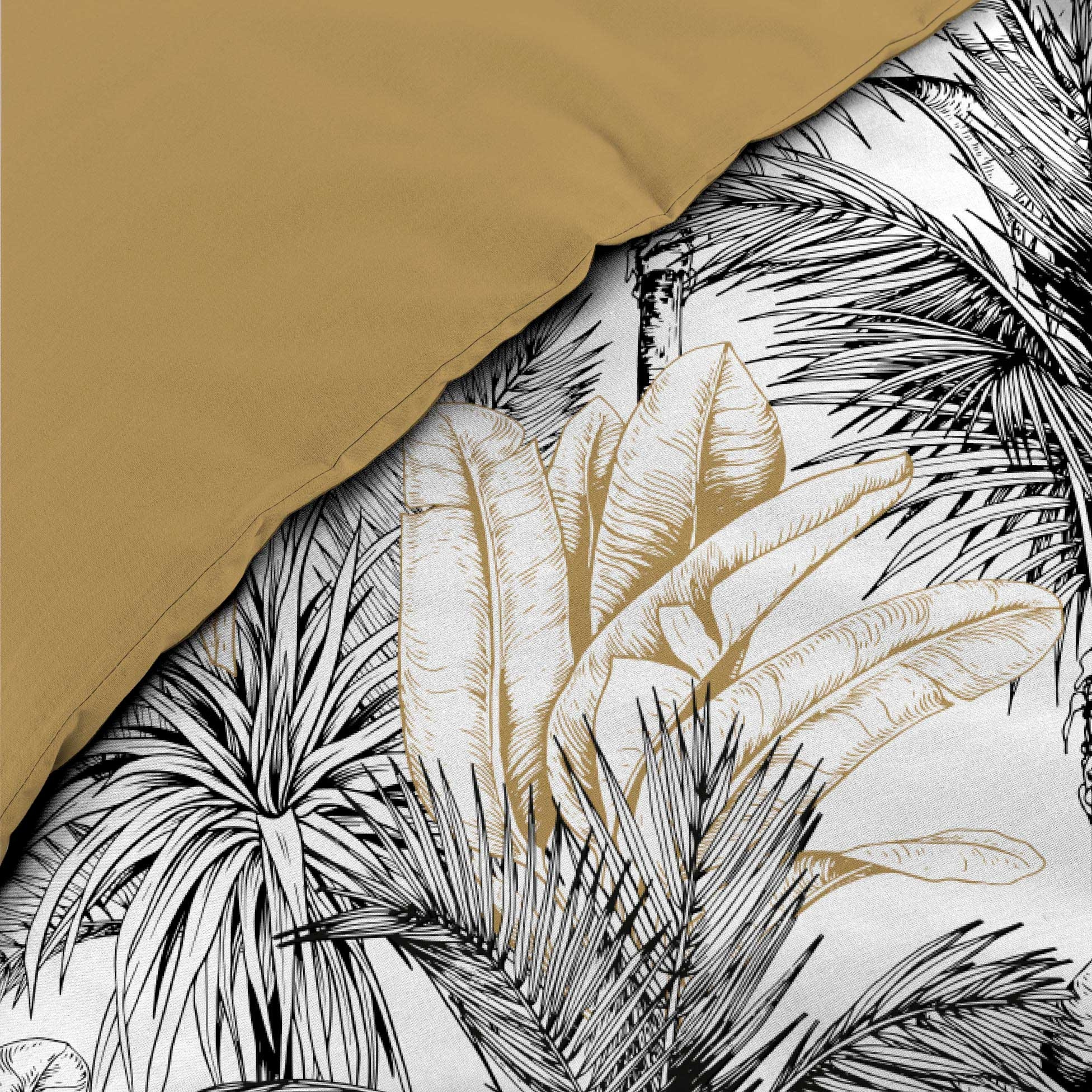 Pack Housse de Couette Dakar 260 x 240 cm + Drap Housse 160X200 cm Beige - 3