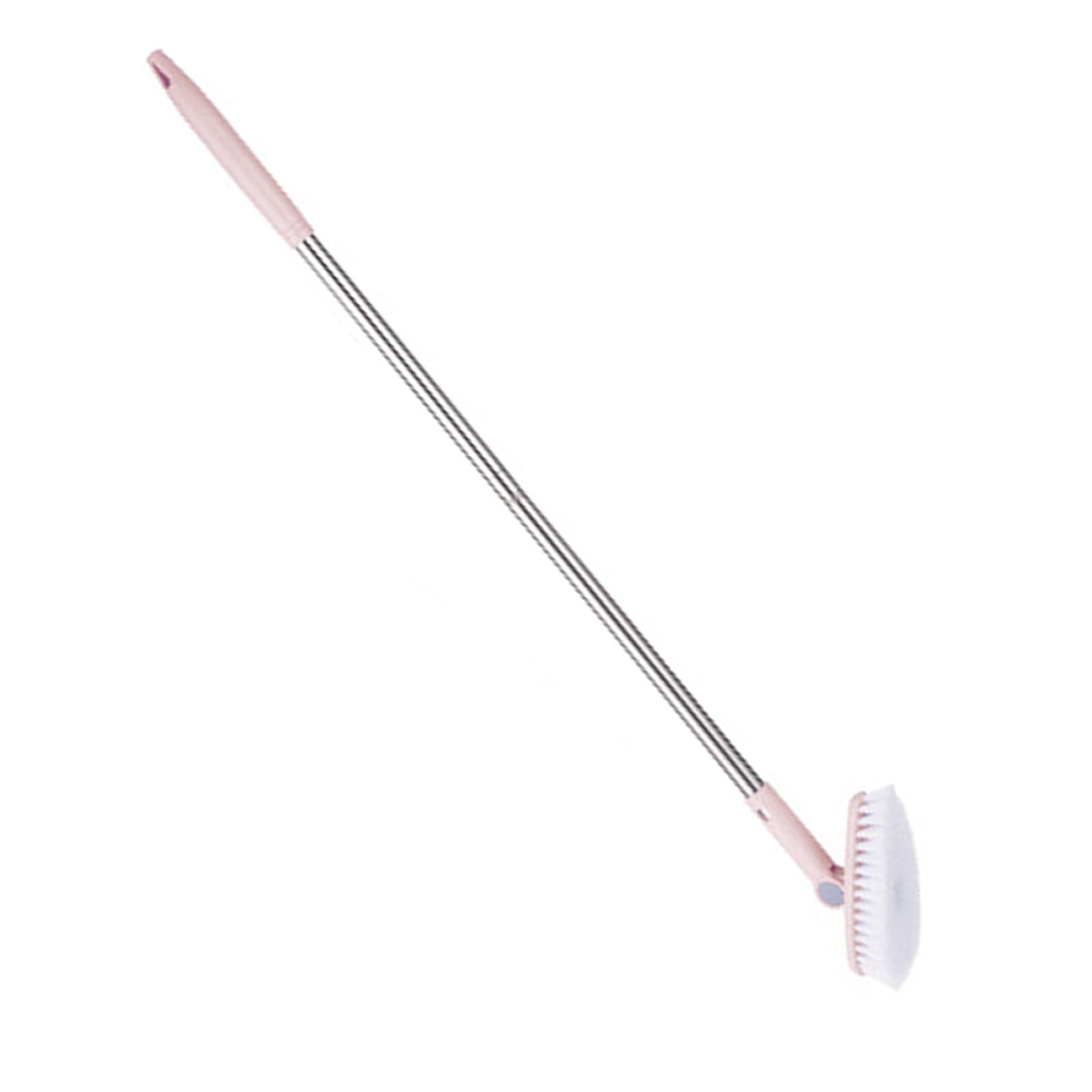 Brosse de sol à poteau pliant, brosse de nettoyage multifonctionnelle en plastique à Long manche pour la cuisine et la sall - 5