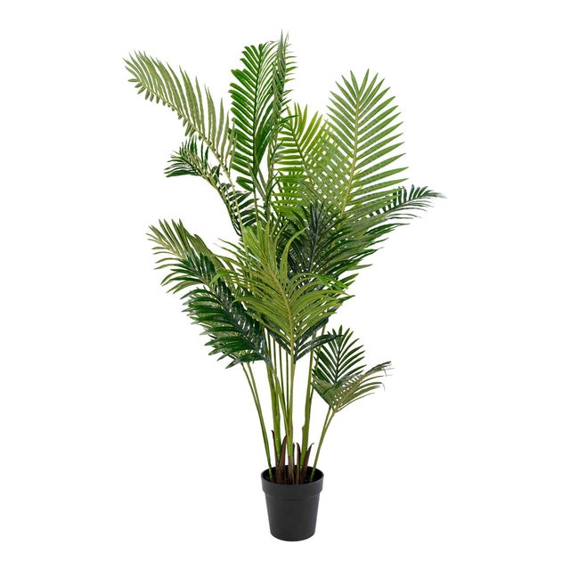 Palmeira areca artificial verde A 175 cm