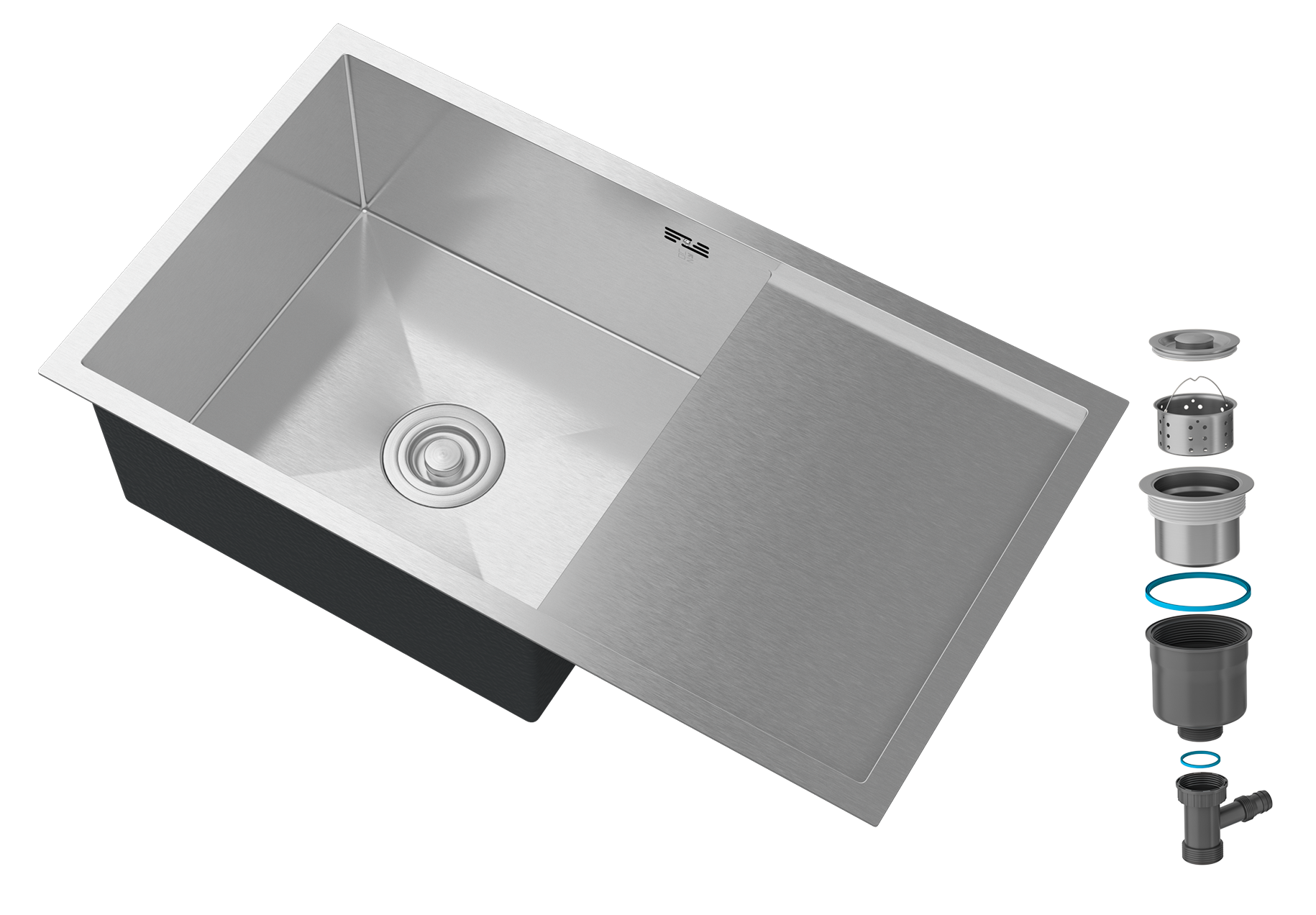 Range Couverts,Égouttoir Pour Robinet En Acier Inoxydable, étagère De