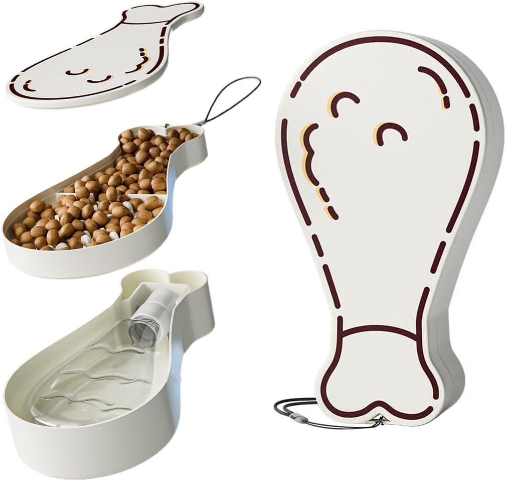 Przenośna butelka na wodę dla psa, butelka na wodę dla psa z miską dla psa, wielofunkcyjna butelka na wodę dla zwierząt