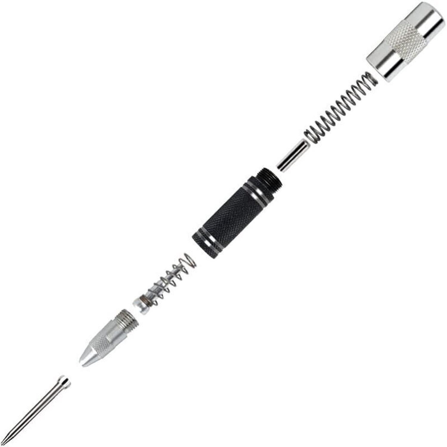 Perforateur automatique 2 pièces – perforateur à ressort pour bois, mur, plastique, métal tendre, verre - 3