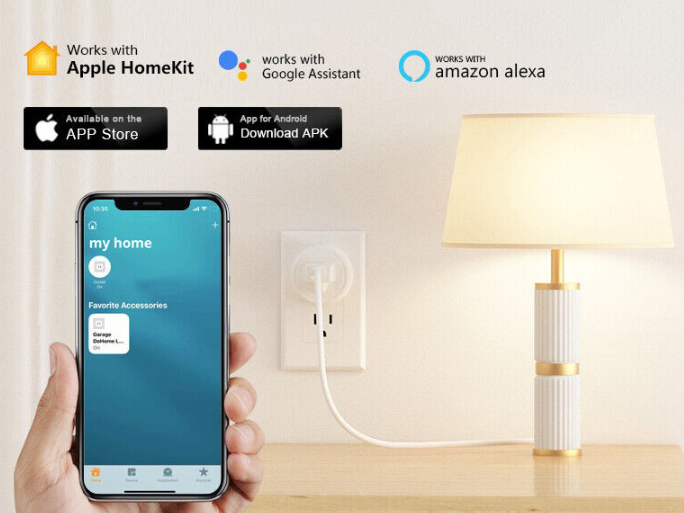 Enchufe inteligente WiFi de 16 A, medición de consumo de energía