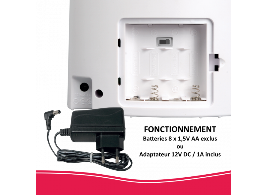 ELRO ARD51 Surveillance électronique avec aboiement de chien réaliste en 3D - 3