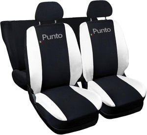 Set Coprisedili FIAT QUBO 2007+ - Anteriori E Posteriori, Nero Grigio, Poliestere 3mm - Foto 3