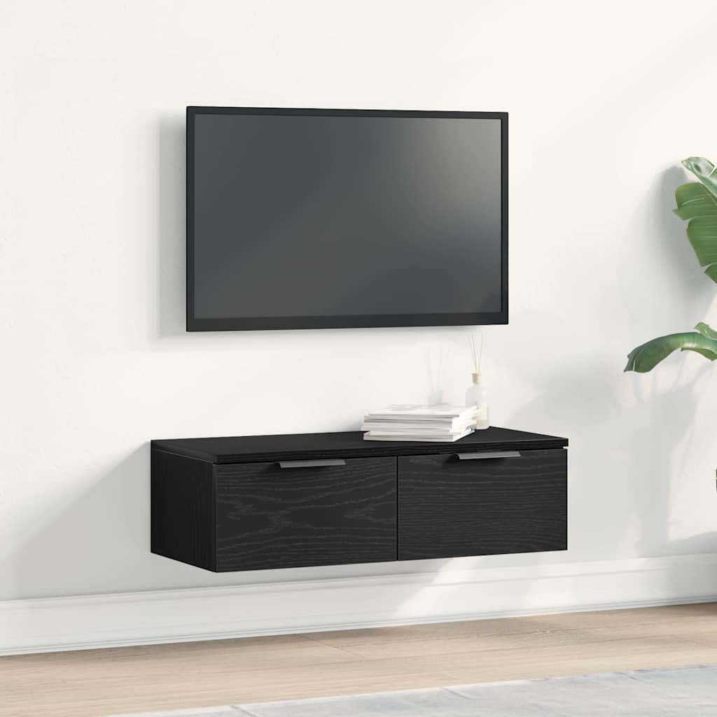 Generico Armadietto a Muro Rovere Fumo 68x30x20 cm in Legno Multistrato (13,23KG