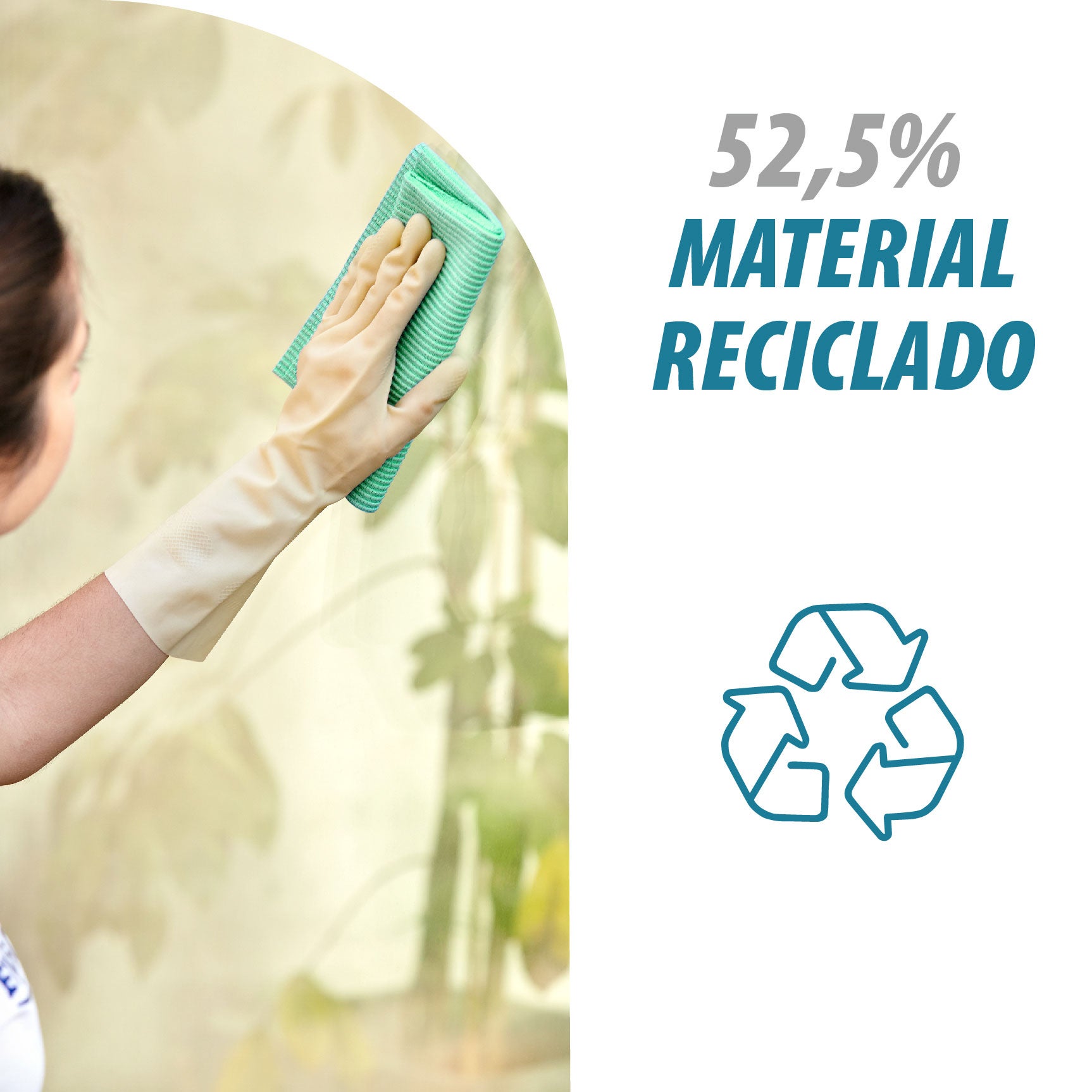 MAYA Bayeta Ultra Plus. Especial para Cristal y Acero Inoxidable. Máxima Absorción No Deja Marcas. Poder Antical y Antibacterias. Pack 5 Uds (Verde) - 6