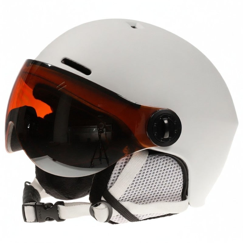 Casque De Ski Hapivida Avec Lunettes Intégrées – Réglable, CE, PC+EPS, 14 Aérations, Anti-buée, Pour Homme Femme Ado