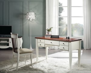 MOBILI 2G SCRIVANIA CLASSICA CASSETTI ALZATA PORTA LETTERE