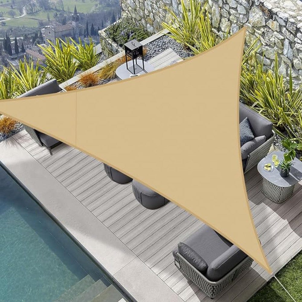 Voile D ombrage Ext rieur Triangulaire Pour Cours Et Jardins En Hdpe voile-d-ombrage-ext-rieur-triangulaire-pour-cours-et-jardins-en-hdpe
