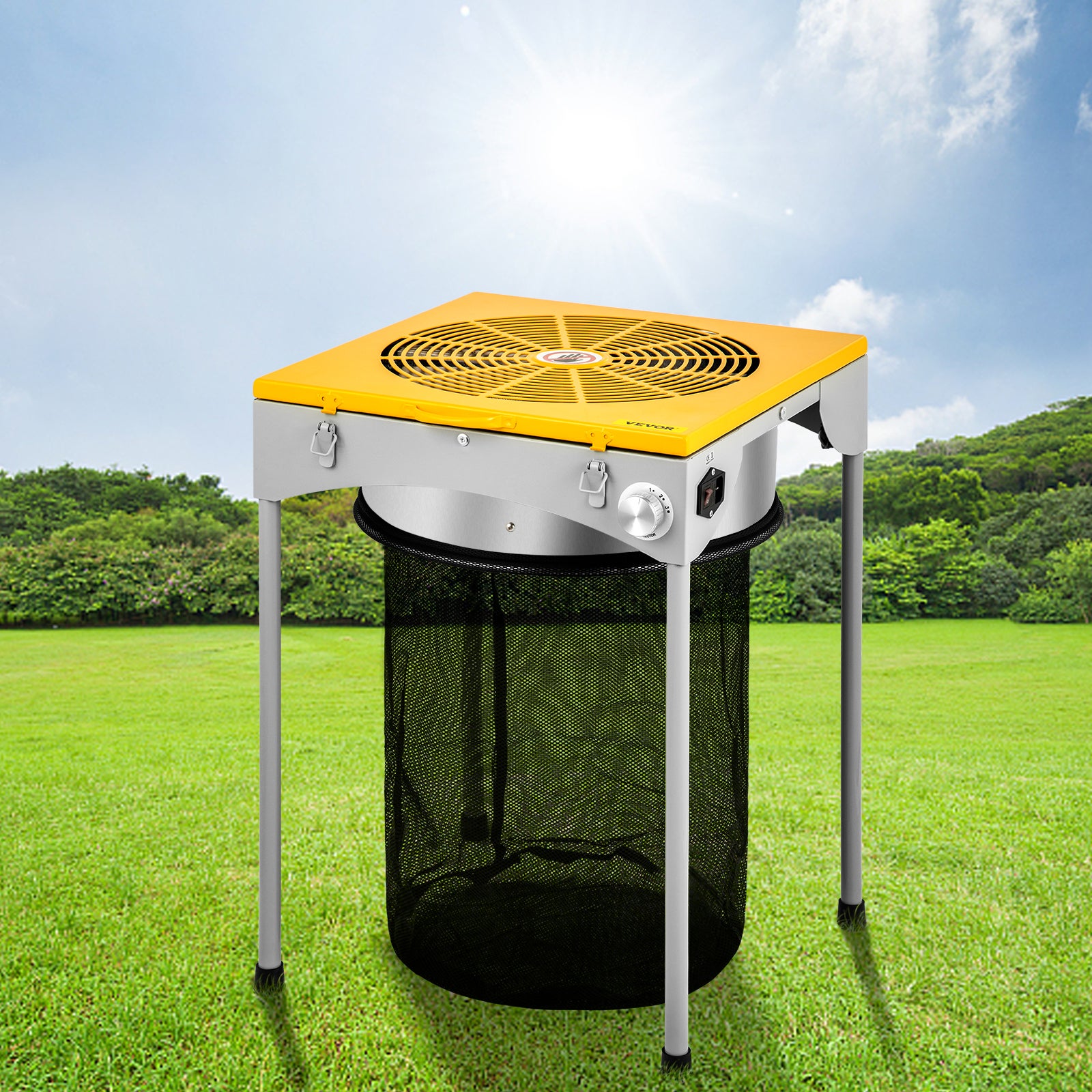 Coupe Herbe Électrique VEVOR 45,72 cm Coupe Feuilles 18'' Coupe Herbe Cuisine Acier Inoxydable 60W Ciseaux Puissant Câble 2,3 m pour Préparation - 8