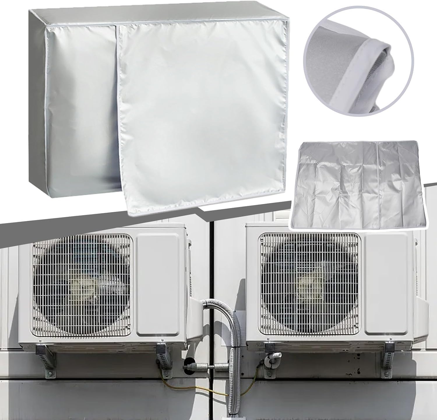 Housse de Protection pour Climatiseur Extérieur-Duoku-53x40x38 cm