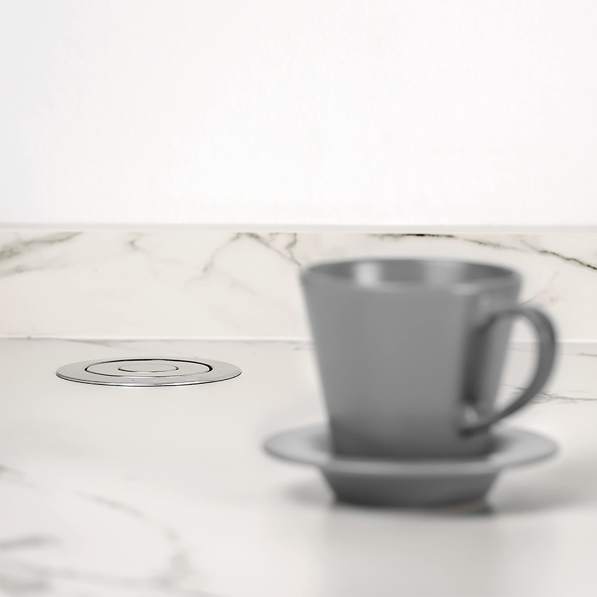 Emuca Multiconector extraível Vertikal, EU, Pintado alumínio, Plástico e Alumínio - 4