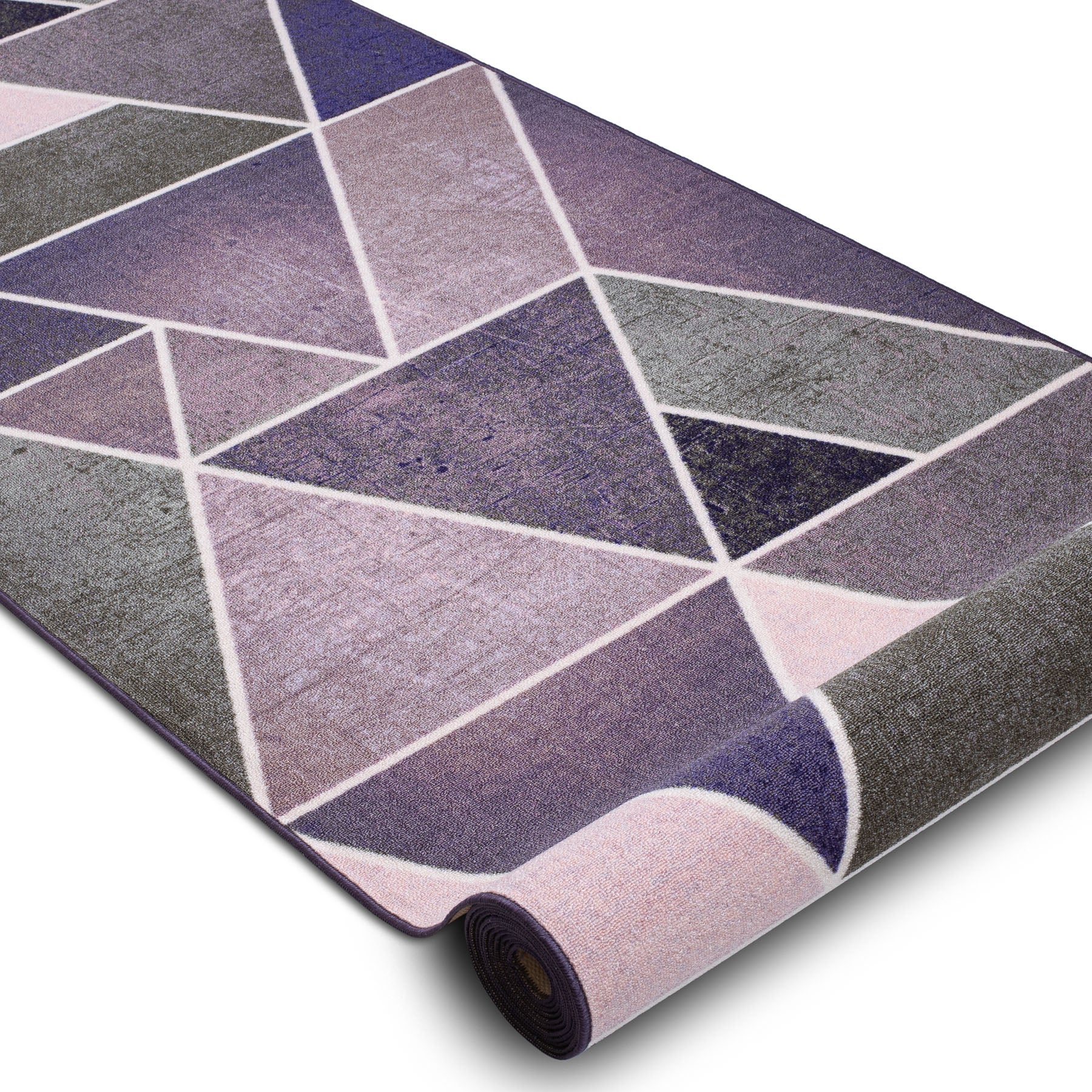 Traversa anti-alunecare TRIANGLE gumă violet 100 cm 100x750 cm | Leroy ...