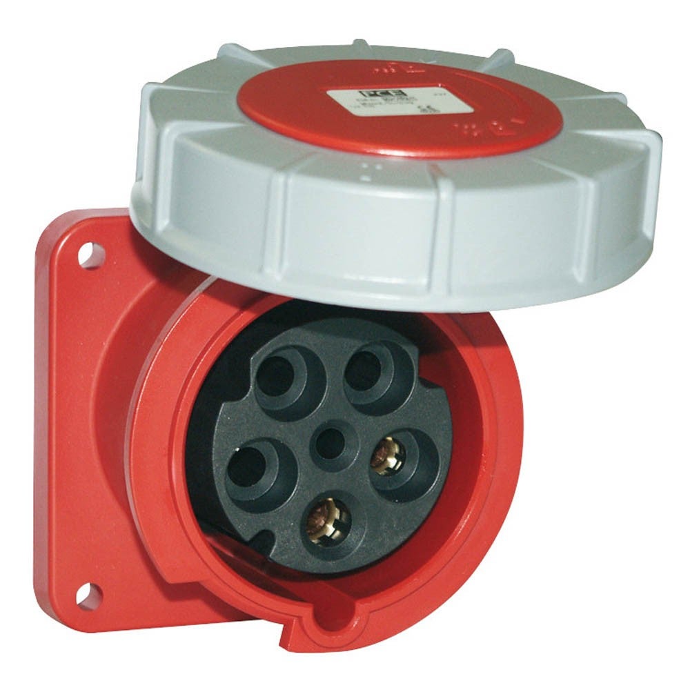 Prise femelle CEE 63 A 5 pôles PCE Power Twist 335-6 400 V rouge, gris 1 pc(s) - 3